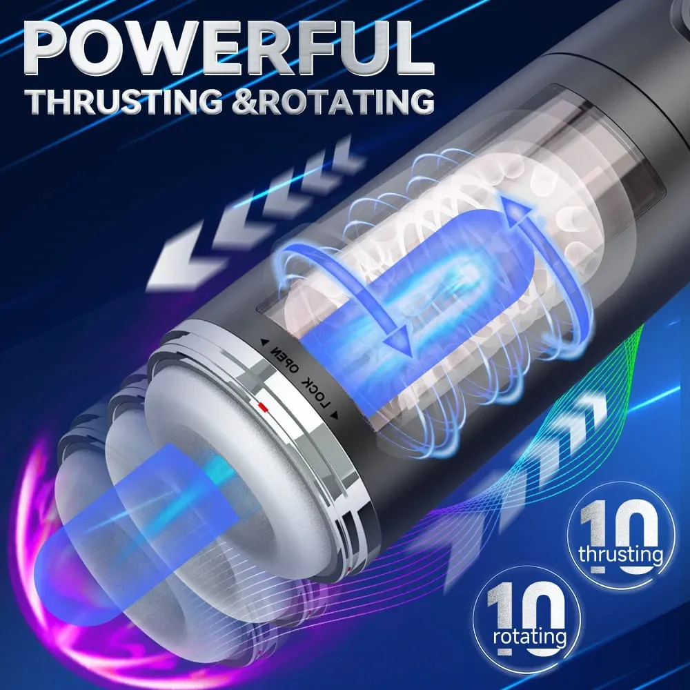 6 in1 AutomaticTelescopic Rotation Masturbator Cup App Control Pocket Pussy Penis Blowjob Machine Sex Toys for Adults Men