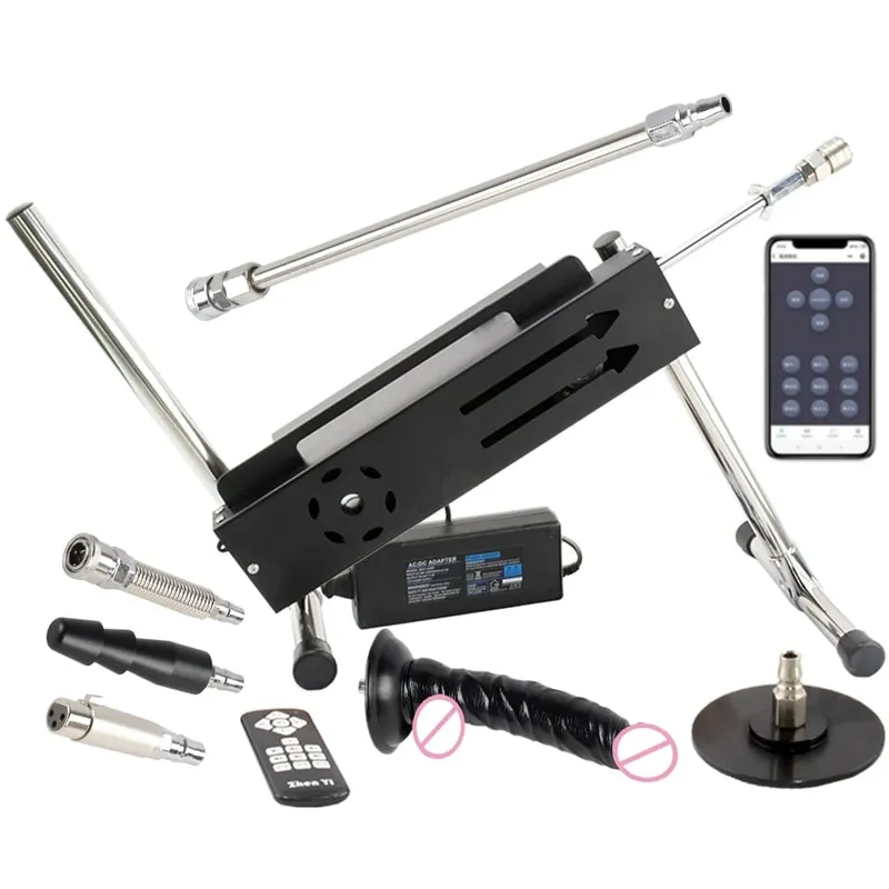 Νέα εφαρμογή Sex Machine & Wired & Wireless Control Turbo Gear Powerful Machine Love with Dildo for Adults Masturbation