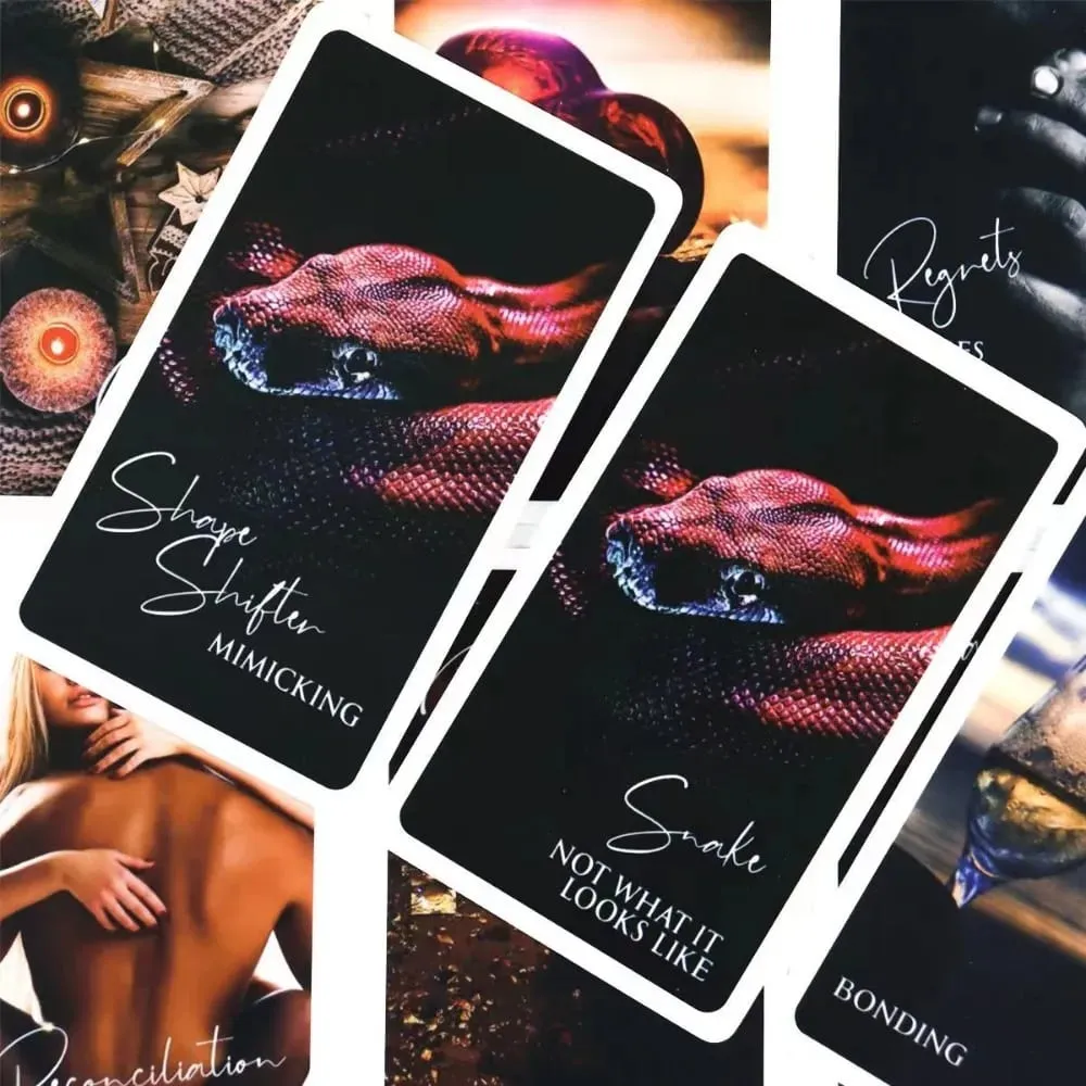 10,3*6cm Mystic Love Oracle Deck 79 τμχ Κάρτες LOVE ORACLE Deck Tarot Deck Twin Flame Deck Messages — image 5