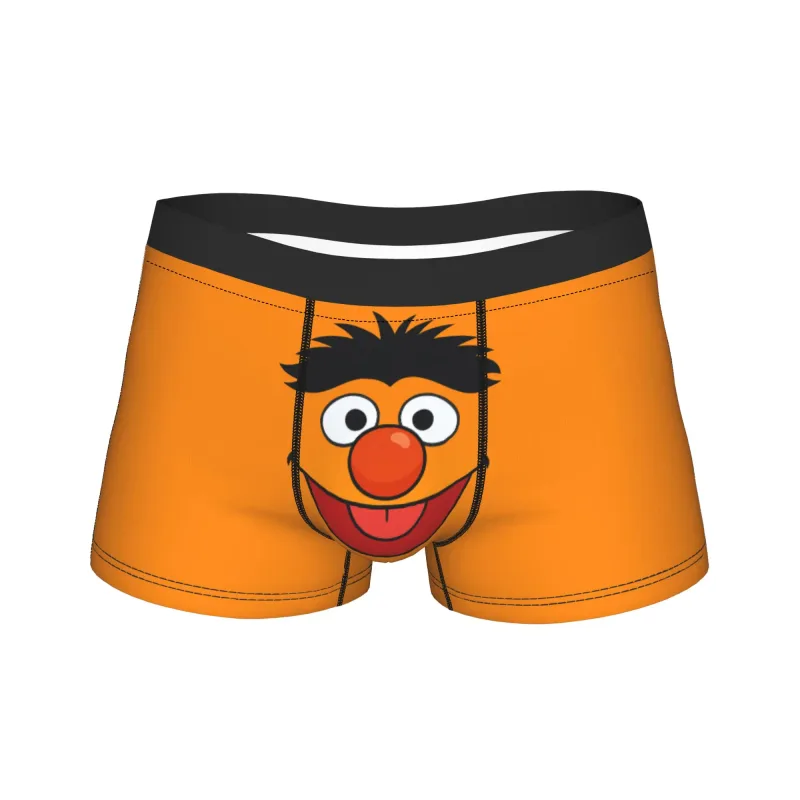 S-Sesames Streets Tango Elmo & Grover Underwear Men Shorts Briefs Funny Boxershorts Quality Customs Oversize Panties — image 1