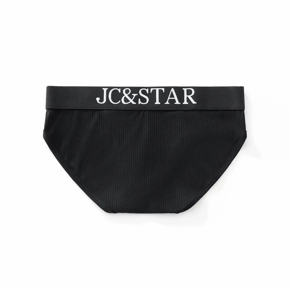 Athletic High Cut Design Sexy Man's Underwear Briefs Underpants Ribbed Cotton Sports Comfort Men Bikini Slip Men's Tanga Briefs