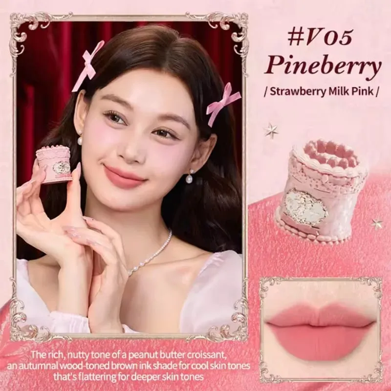 Flowerknows Strawberry Cupid All-in One Gift Box Κιτ μακιγιάζ Επαγγελματική παλέτα Swan Blusher Blush Set Lip Cream Flower Knows