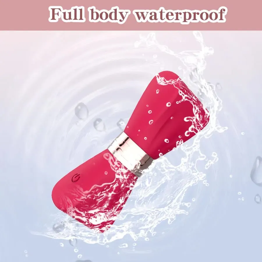 Women's Adult Toy Massager Clitoral G-Spot Nipple Stimulator High-Frequency Mini Bullet Vibrator 3 Silicone Massage Heads