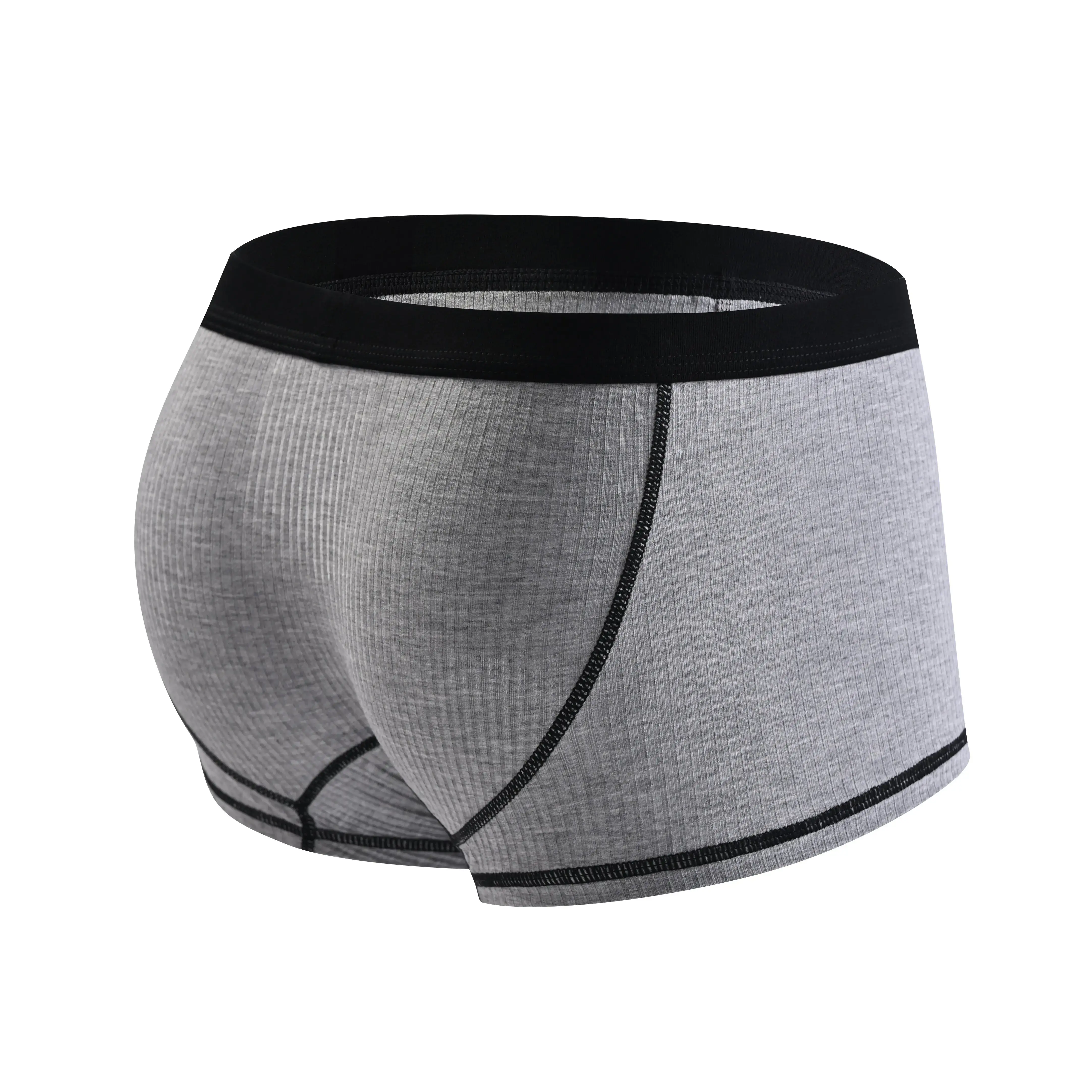Men's underwear with large scrotal pocket and large stretch flat-leg pants