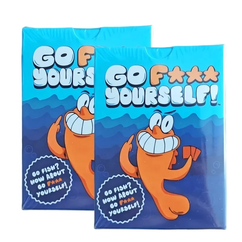 Go Fish Card Game Yourself Fun Gag Δώρο Ξεκαρδιστικά επιτραπέζια παιχνίδια με A Twist Night Οικογενειακό παιχνίδι πάρτι αλληλεπίδρασης για 2+ παίκτες — image 8