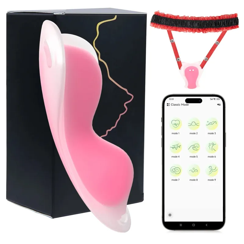 Ασύρματο χειριστήριο Wearable Panty 9 Vibrator Ultra Soft Pure Silicone Sex Toy for Women Clitoral Clitoral Stimulator Σεξουαλικά παιχνίδια