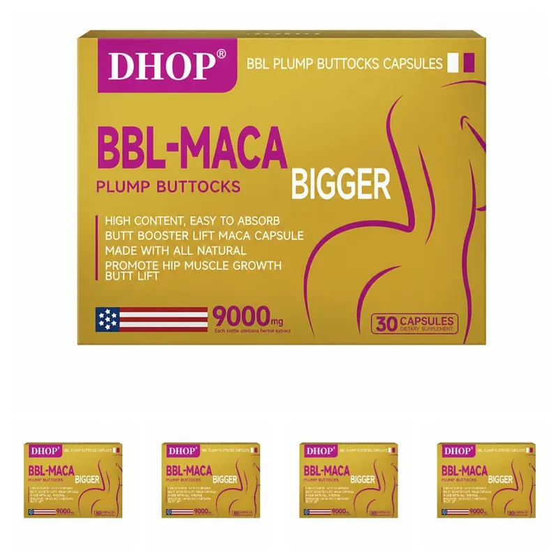 קפסולות עכוז שמנמן עם קריאטין Pueraria Mirifica וקולגן פפטיד דגי ים עמוק קל ספיגה 30 כמוסות