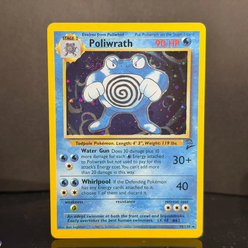 Pocket 2000 Base Set 2 OG Nostalgia Συλλεκτικό Hitmonchan Scyther Clefable Pidgeot Mewtwo Traditional Holo Proxy — image 20