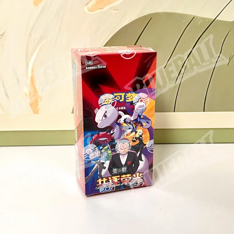 Γνήσιο pokemon Scarlet Violet Gem Pack Vol6 Thin Box TCG Συλλεκτικές κάρτες συναλλαγών μάχης Απλοποιημένη κινεζική έκδοση δώρο παιχνιδιών