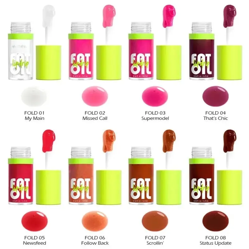 NYX Fat Oil Lip Gloss Drip Lip Gloss מעניק לחות עמוקה לשפתיים דמוי מראה לא דביק סקסי ליפ גלוס Glaze איפור שפתון קוריאני אופנה