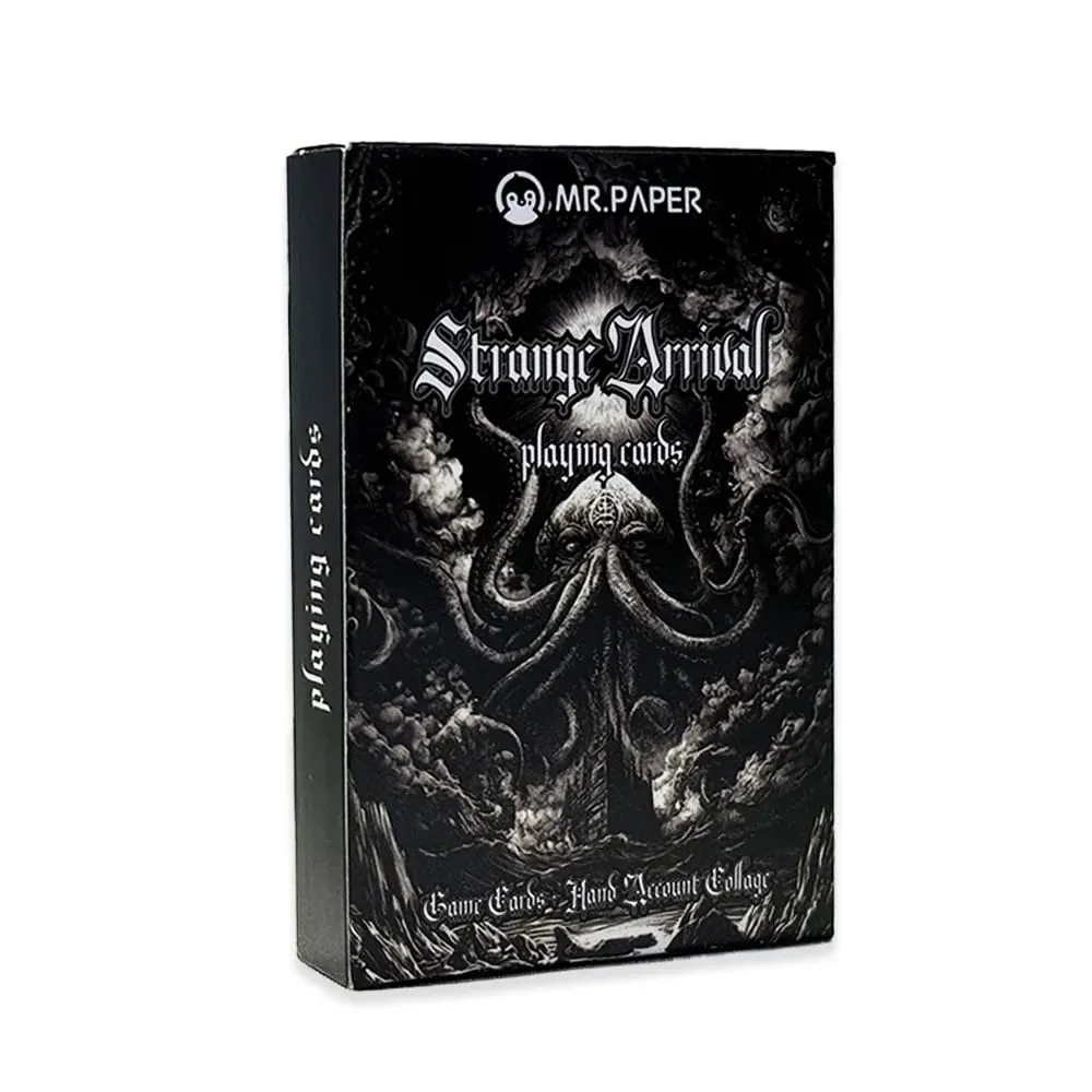 55 τμχ Mythos Τράπουλες Παράξενη άφιξη Πόκερ Gothic Horror Skull Octopus Επιτραπέζιο παιχνίδι Κάρτα για μαγικά κόλπα συλλογή Δώρο
