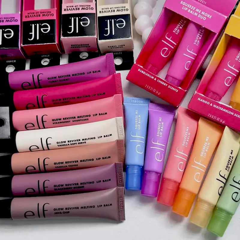 E.l.f Squeeze Me More Lip Balm Duo Lip Gloss Mango-Καρπούζι Τσίχλα-Κεράσι μέντα-Σοκολάτα Δίχρωμο Σετ με 3 Συνδυασμούς — image 2
