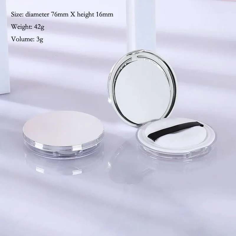 10 Miếng Combo Giá Bán Siêu Siêu Mỏng 5G Trang Điểm Bao Bì Loose Powder Setting Powder Case Với Puff