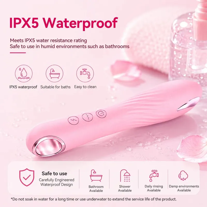16 Modes Electric Pulse Vibrator for Women G Spot Clit Stimulator Vaginal Massage Vibrating Dildo Quiet Sex Adult Toy