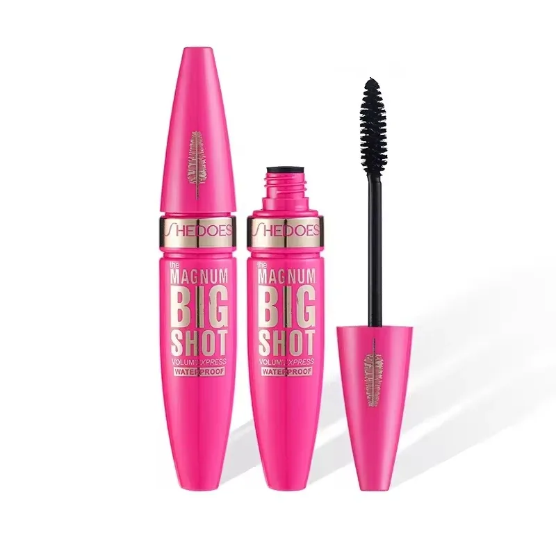 Big Shot עמיד למים מסקרה Volume Express Curling Lash Mascara עמיד לכתמים איפור ריסים שחורים עבים לריסים מלאים יותר