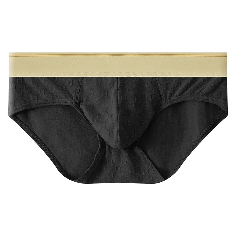 Fashion Men's Underwear Breathable and Comfy Pure Cotton Knit Briefs — image 21