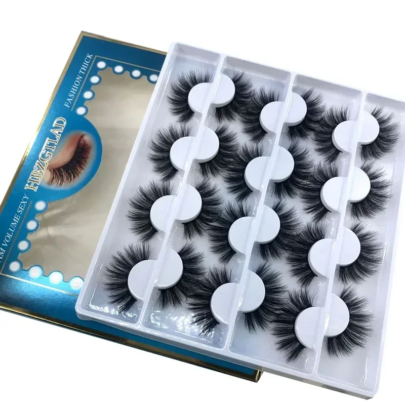 12 זוגות של Multipack 3D מינק ריסים מלאכותיים בעבודת יד, כלי איפור עיניים טבעי רך ונימוח — image 10