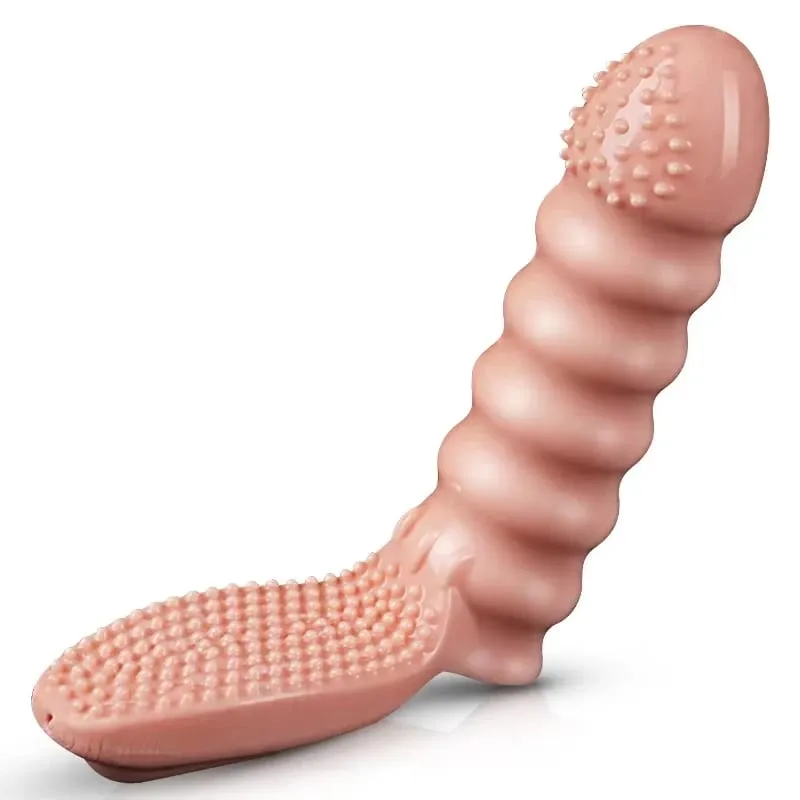 Ζευγάρια Clitoral Vagina Finger G Spot Vibrator Stimulator Massager Finger Sleeve Παιχνίδια για ενήλικες Ερωτικά παιχνίδια σεξ για γυναίκες Άντρες