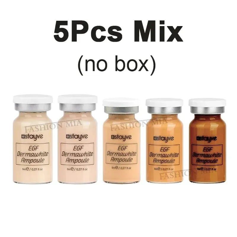סלמון DNA/פפטיד קוריאה Stayve מקורי 8 מ"ל ערכת איפור BB Cream Glow זוהר Hyaluronic Serum Ampoule Foundation Skin Care Beauty