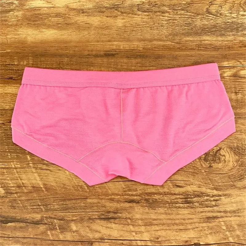 Men's Sexy Modal Pink Underwear Simple and Comfortable U Convex Pouch Briefs Low Waist Slim Fit Plus Size Male Underpants L-XXXL — image 8