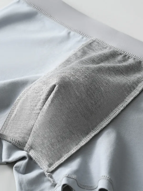 Bộ quần lót nam bằng vải polyester 4 món - Đồ lót co giãn thoáng khí, có nhiều kích cỡ-Đồ lót thoải mái hàng ngày