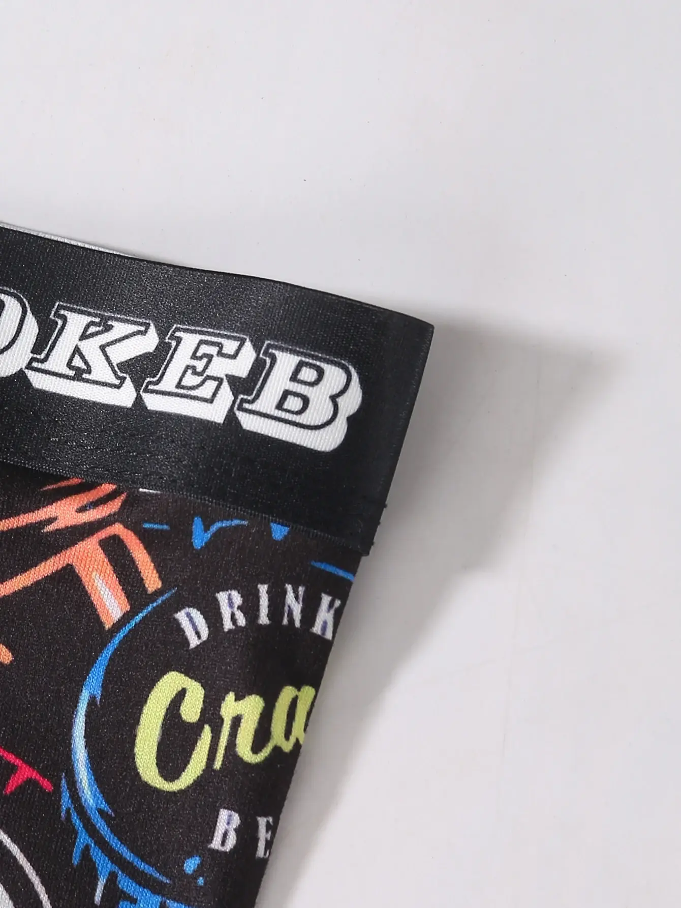 On parçalı karışık erkek grafiti desenli uzun boxer külotları, nefes alabilen ve rahat, yüksek elastikiyetli uzun boxer külotları, boks — image 8