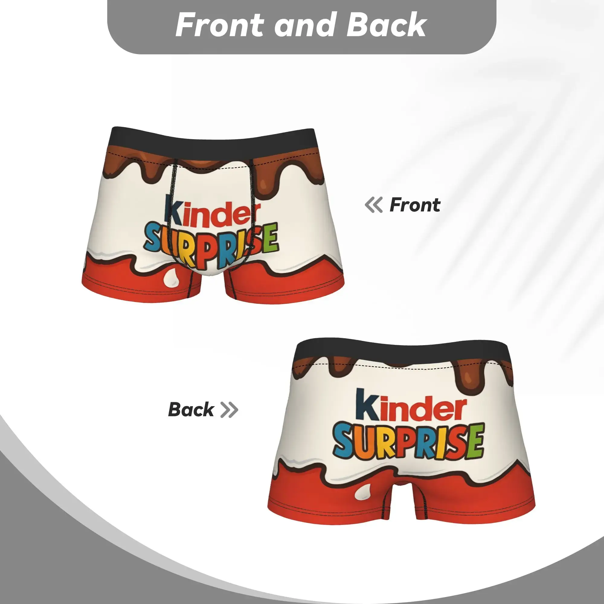 Kinder Surprise Gifts And Kinder Underpants Homme Panties Man Underwear Comfortable Shorts Boxer Briefs — image 5