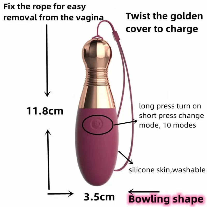 Wand Massager Jumping Egg Bullet Vibrator G-spot Nipple Clitoris Stimulator Adult Sex Toys for Women Dildo Masturbator Sex Shop — image 9