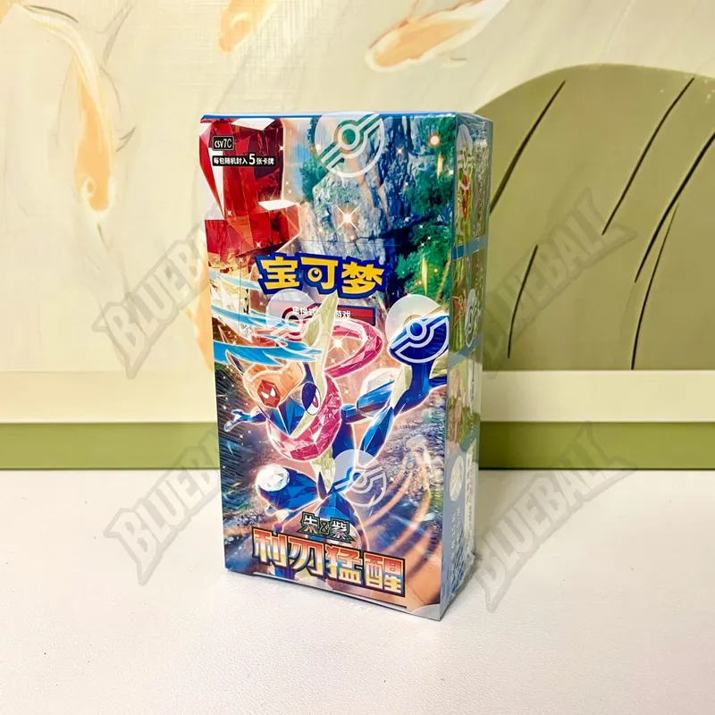 Γνήσιο pokemon Scarlet Violet Gem Pack Vol6 Thin Box TCG Συλλεκτικές κάρτες συναλλαγών μάχης Απλοποιημένη κινεζική έκδοση δώρο παιχνιδιών