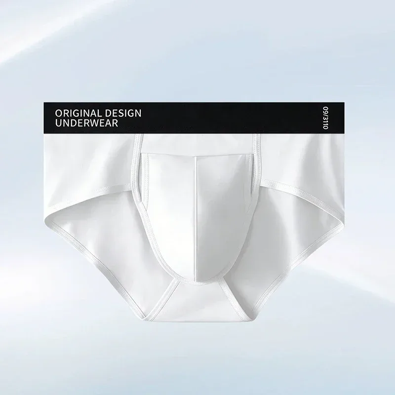 Men's Cotton Briefs High Quality Comfortable Underpants Breathable Soft Underwear Male Large Size U Bulge Pouch Panties Cueca