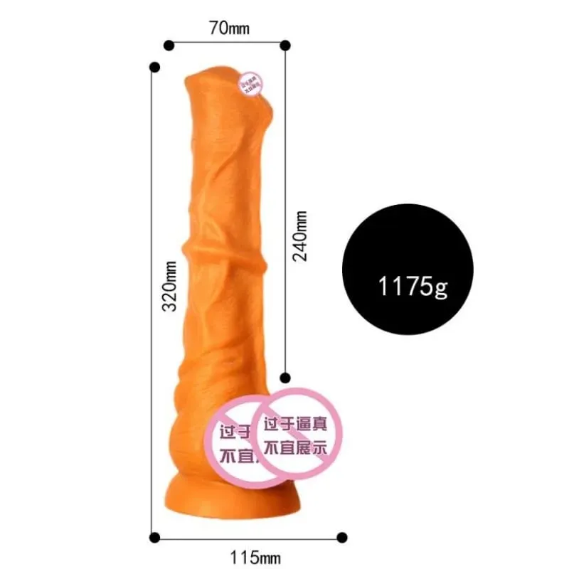 Napakalaking Horse Dildo Makatotohanang Hayop Penis Anal Plug Simulation Big Dick Masturbator na may Suction Cup Mga Matanda na Mga Sex Toy para sa Babae Mga Lalaki