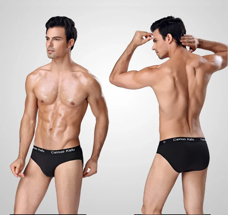 4Pcs/Lot Summer Men's Triangle Pants Plus Size Men's Underwear Sexy Boy Comfortable Solid Underpants Fungi-Proofing Men Panties — image 17