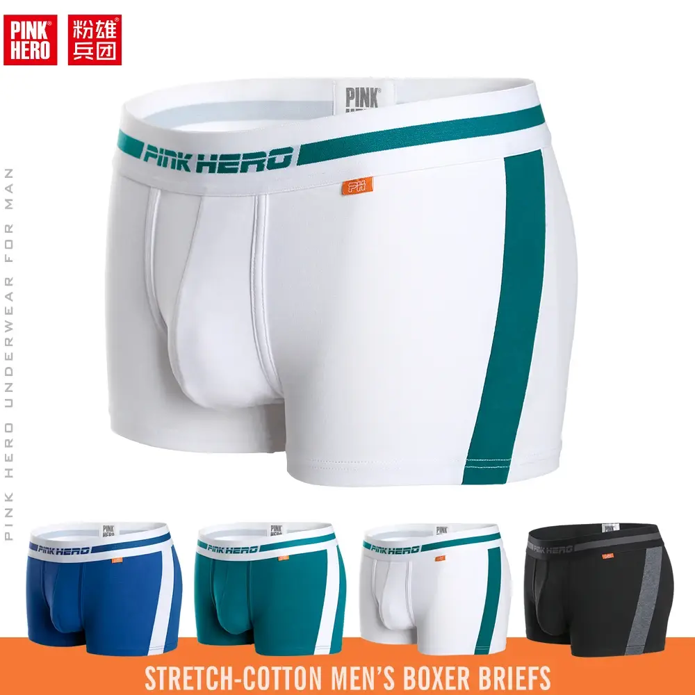 Celana Pendek Pria Fashion Celana Dalam Katun Nyaman Pria Celana Boxer Pakaian Dalam Mewah Boxer untuk Pria Celana Boxer — image 5