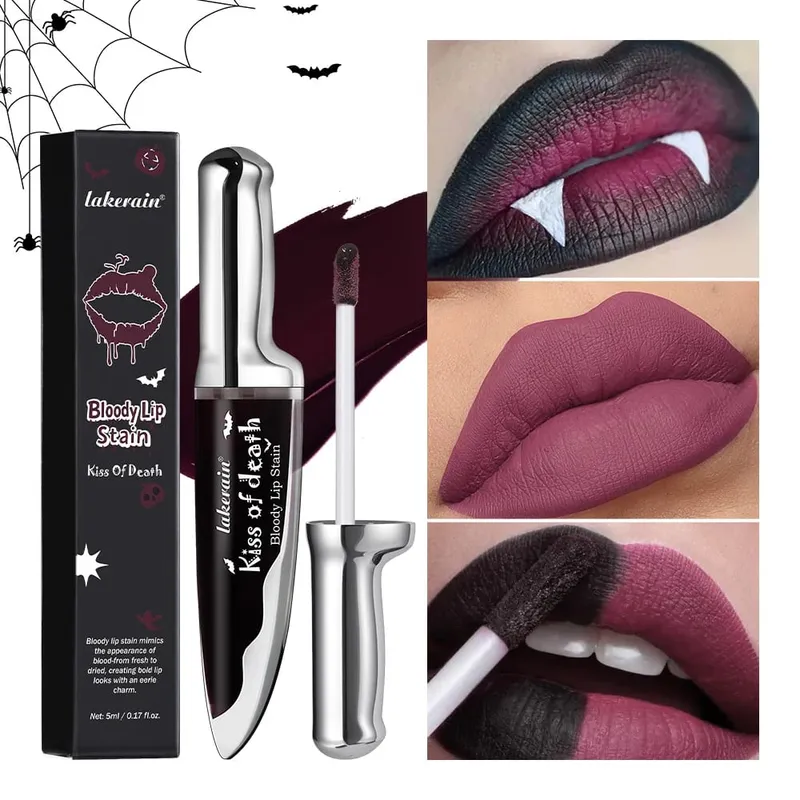 Halloween Gothic Σετ Μακιγιάζ Αδιάβροχο Μολύβι Μολύβι Μάσκαρα Lip Gloss Cream Blush Kit Creative Makeup Cosmetic μακράς διαρκείας