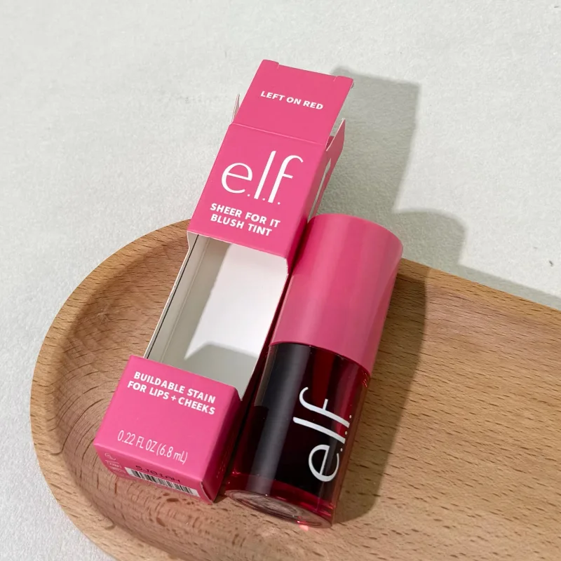 New Elf 8 χρωμάτων Lip Gloss & Πολύχρωμο ρουζ σε πούδρα λεπτής υφής Ελαφρύ Ενυδατικό Θρεπτικό Lip Balm Care Cosmetics