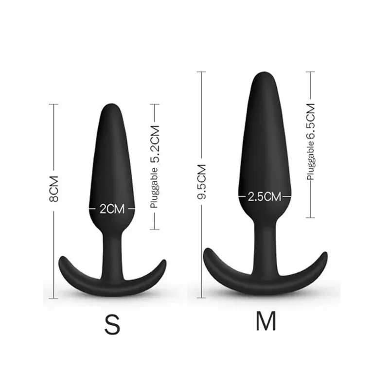 T Shape אנאלי תקע 3 גדלים רך סיליקון Butt Plug Stimulator אנאלי צעצועי מין לעיסוי ערמונית דילדו לנשים גברים צעצועי מין למבוגרים