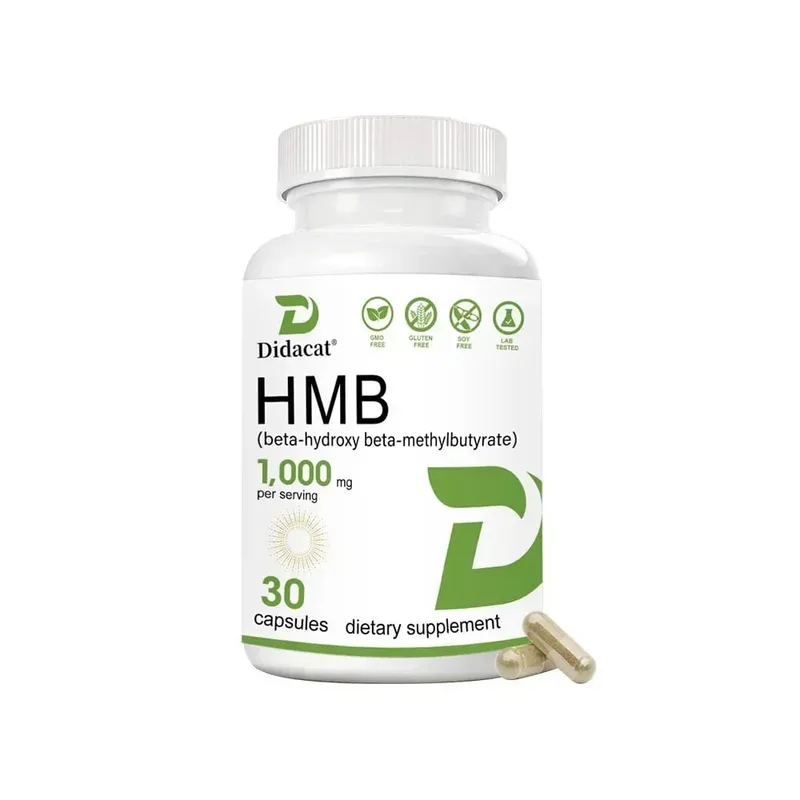 Συμπλήρωμα Super Strength HMB 1000mg ανά μερίδα με βιταμίνη D3 για βοήθεια στη μυϊκή ανάπτυξη της άπαχης μυϊκής μάζας και της προπόνησης ανάκτηση — image 8