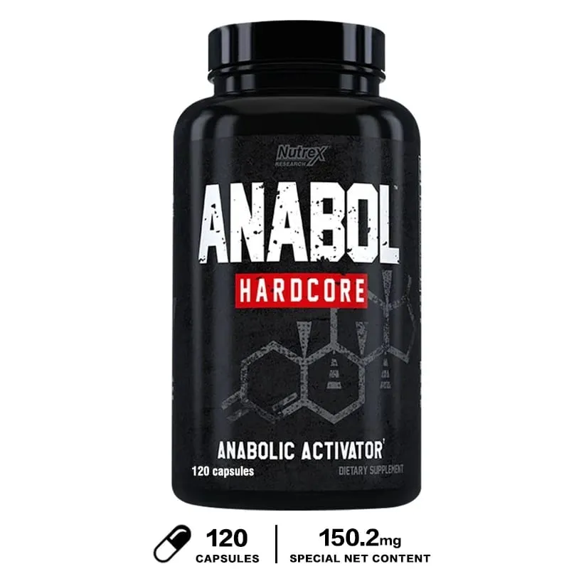 Anabol Hardcore - Muscle Supplement Dietary Capsules Lean Muscles Strength Growth Repair Recovery 6-Keto-Diosgenin Acetate — image 9