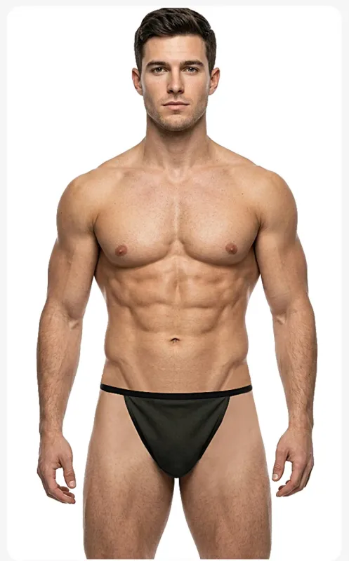 3PCS Men's Japanese Style Fundoshi Cotton Underwear, Breathable Comfort Sports Thong for Men, No Pouch, Sexy Loincloth Private