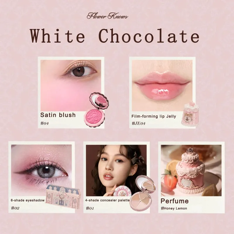 New Arrive Flower Knows The Sweetie Bear Collection Mini Setting Powder Cookie άρωμα και Dual Ended Brow Gel and Pencil — image 14