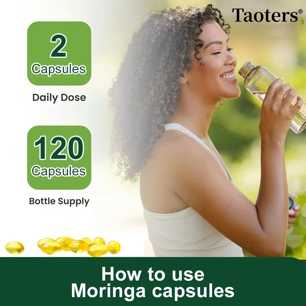 Moringa Capsules 1000mg - για το ανοσοποιητικό σύστημα Ενέργεια και μεταβολισμό Αντιοξειδωτικό που προάγει την υγεία του πεπτικού και του εγκεφάλου