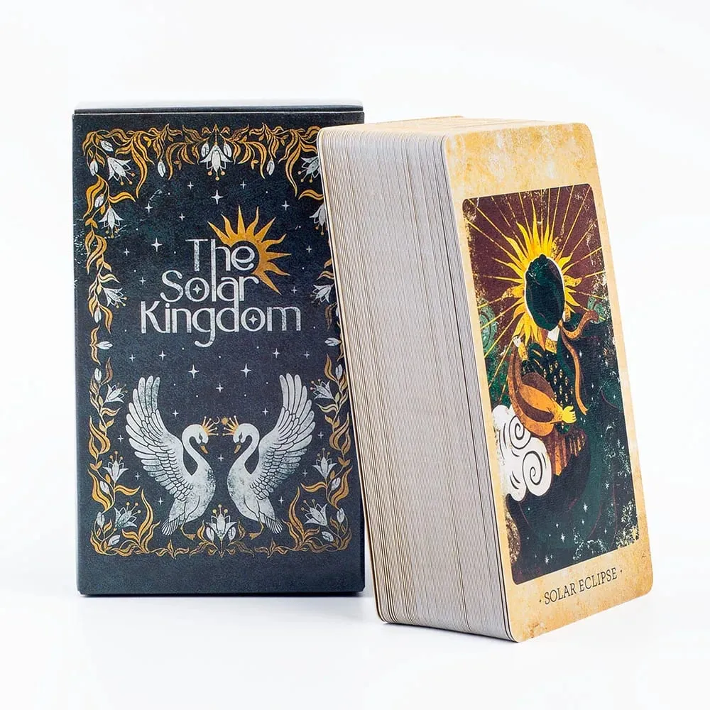 The Solar Kingdom Tarot Deck 78 Card Oracle Set English Visions Divination Edition Deck Επιτραπέζια παιχνίδια 10,4x6,1cm — image 2