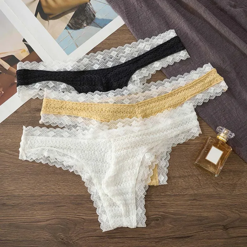 Men's Sexy Lace Briefs Underwear Bulge Pouch Very Hot Lingerie Low Waist Bikini Sexy Accessories Hot Underpant Unisex Panties — image 9