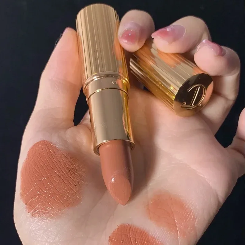 Charlotte Tilbury Four Color Palette Pillow Talk Eraggera Eyes Small Gold Tube Lipstick Easy To Apply Makeup Portable Cosmetics — image 7
