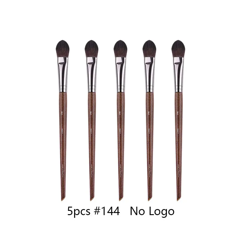 1 piece #144 Precision Highlighter Makeup brush detail Powder Blusher Natural wood Professional Make up brushes