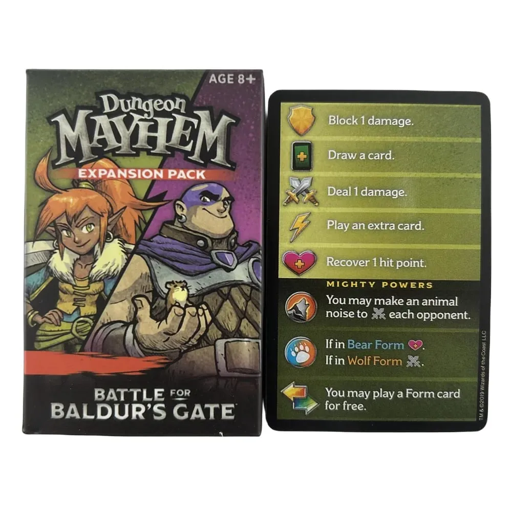1 db Dungeon Mayhem BŐVÍTÉSI CSOMAG Családi Szórakozás Társasjáték Kártyák Családi Parti Deszka