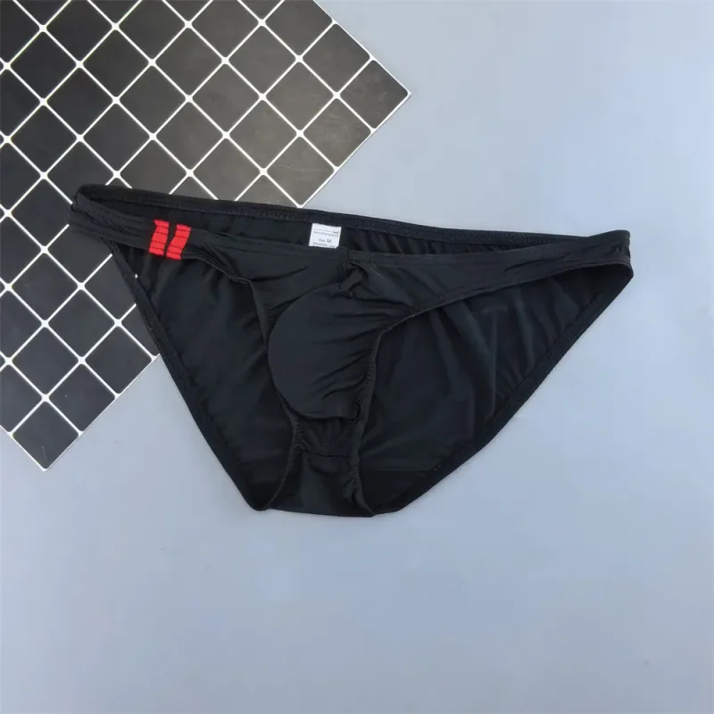 Mens Sexy Ice Silk Underwear Briefs Ultra Thin Seamless Panties Quick Dry Breathable Lingerie Male Comfortable Plus Size Panty — image 8