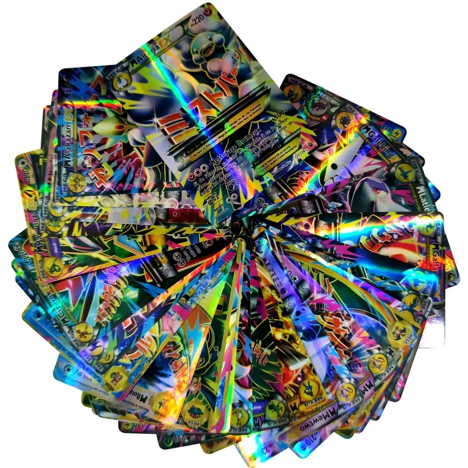 Francia változatú Pokemon kártyák VMAX V EX GX MEGA Carte Collection Battle Trainer Gyermek karácsonyi játékok Ajándék — image 2