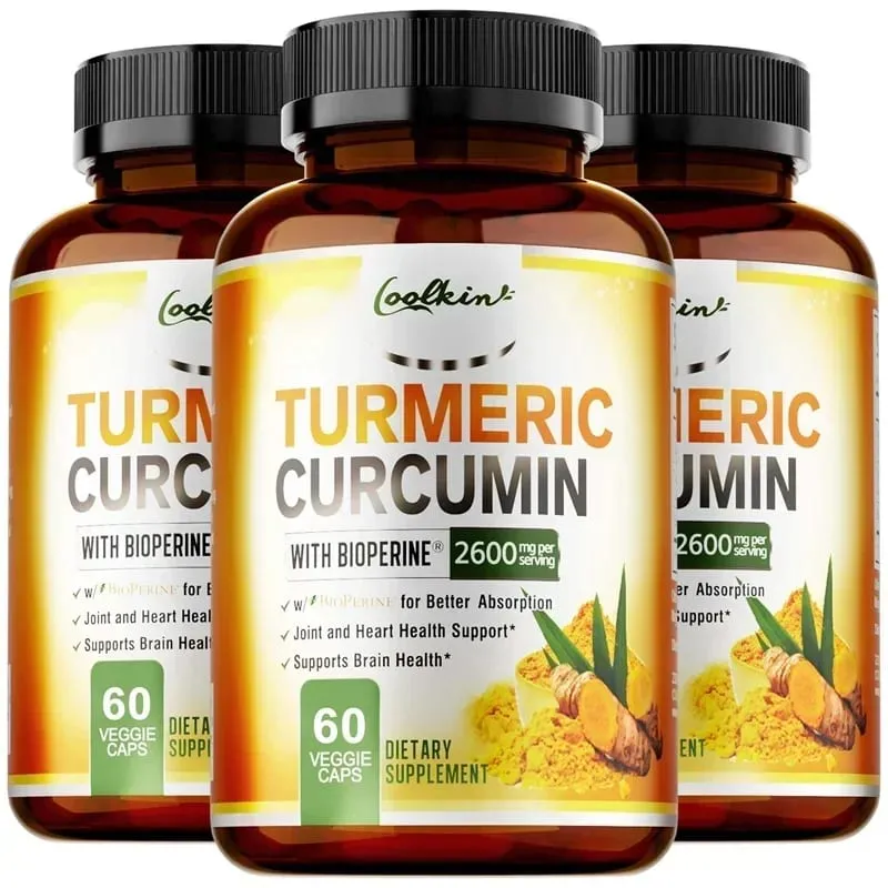 Turmeric Curcumin - Relieve joint pain promote bone growth Supports Joint Inflammation Antioxidant and Digestive Health