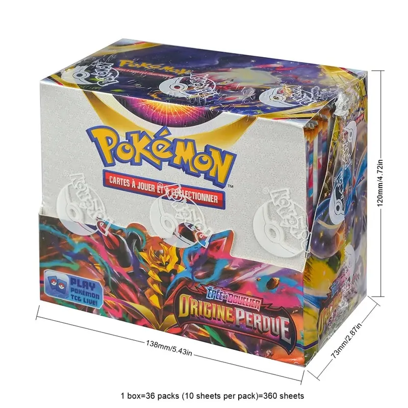 360 Chiếc Pokémon Pháp TCG: 360 ORIGINE PERDUE Hộp Thẻ Pokemon Hộp 36 Gói — image 1